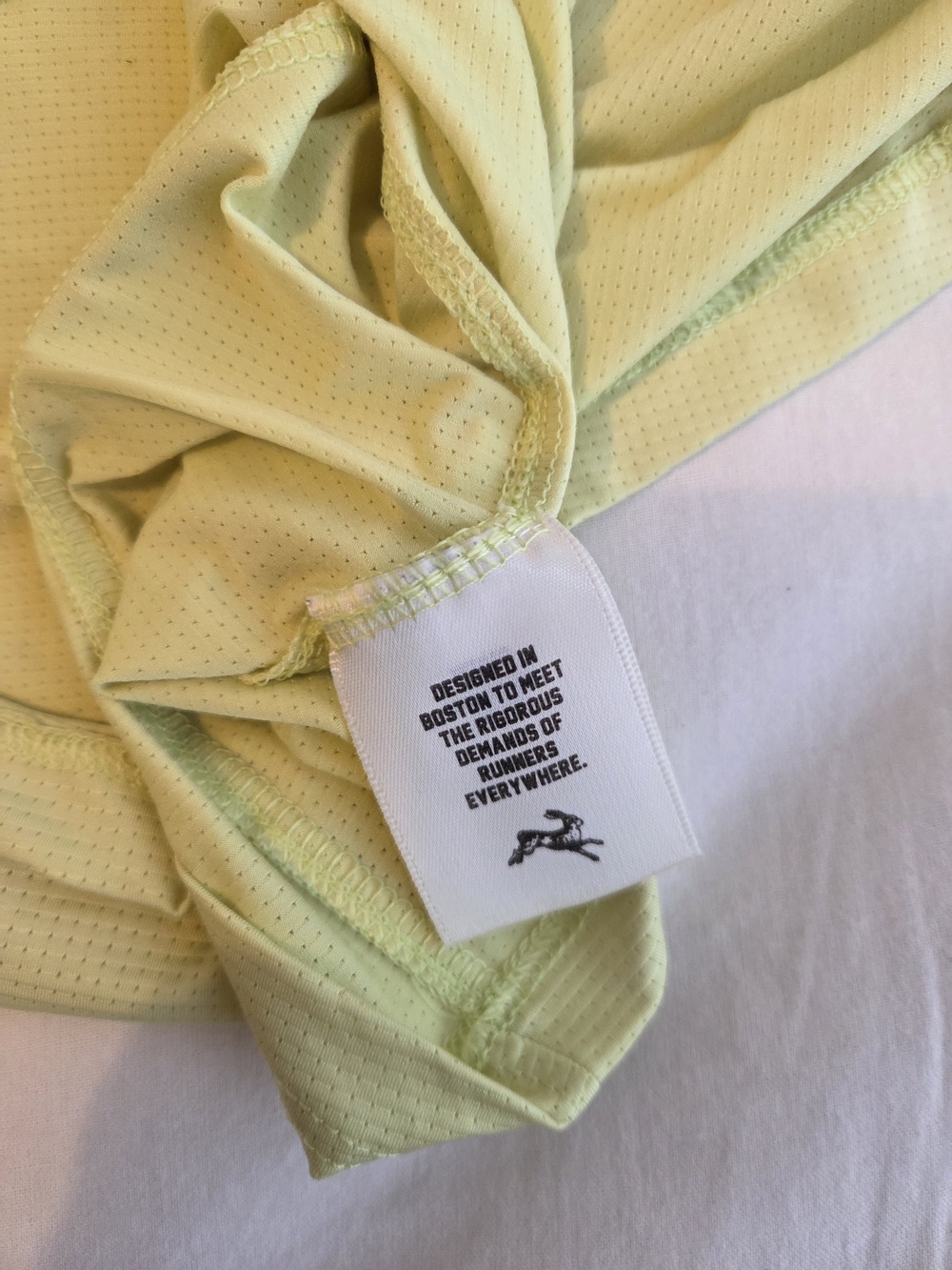 Tracksmith - Women's Light Yellow Racerback Tank - Picture 3 of 4